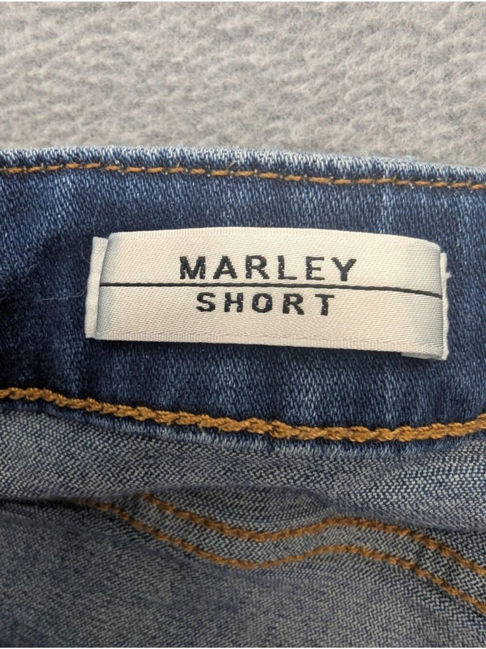 Vigoss Shorts Womens 18 Blue Distressed Denim Cutoff Marley Stretch Summer - Picture 13 of 15